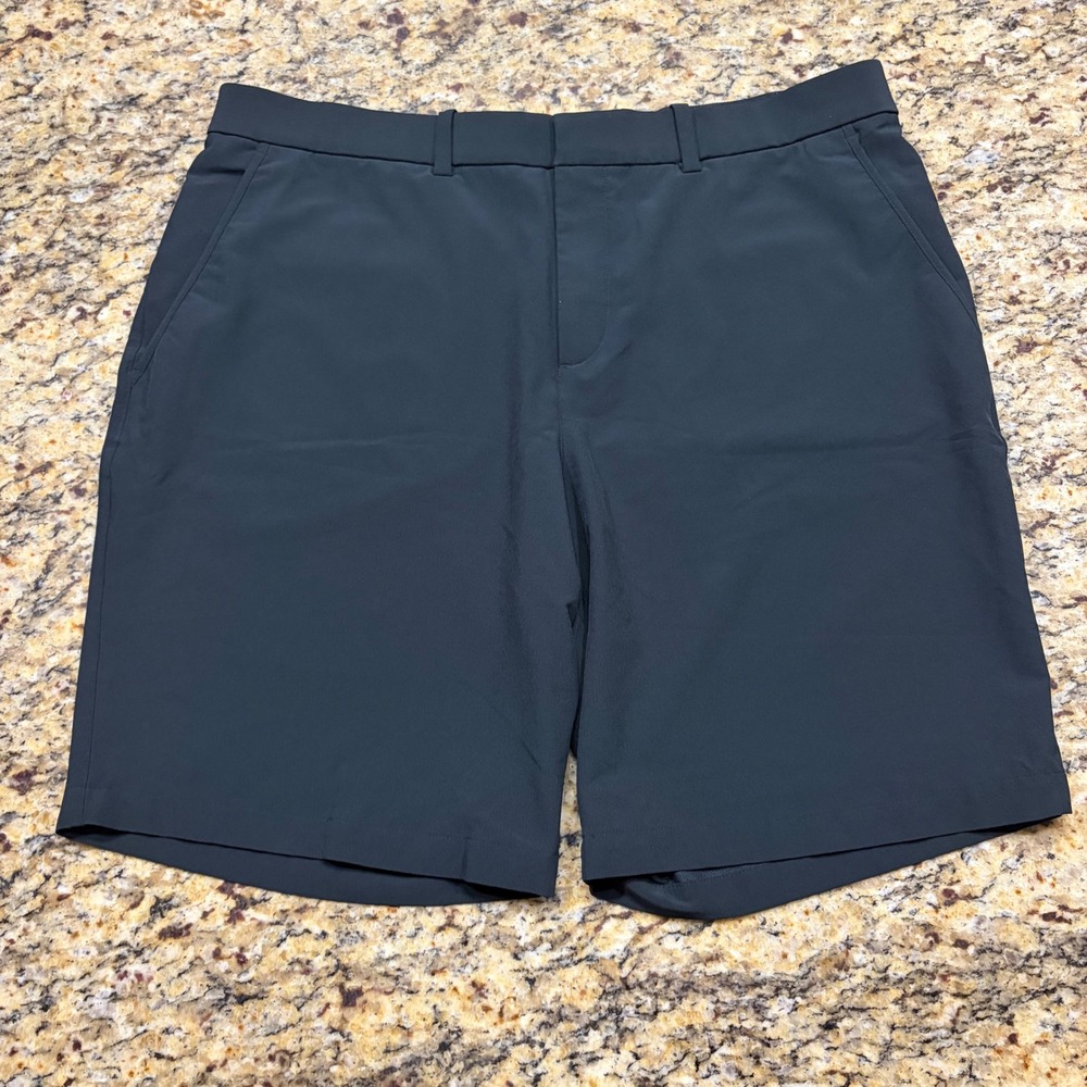 Nike Golf Dri-FIT Shorts Mens 38 Black Flat Front Performance Athletic ws